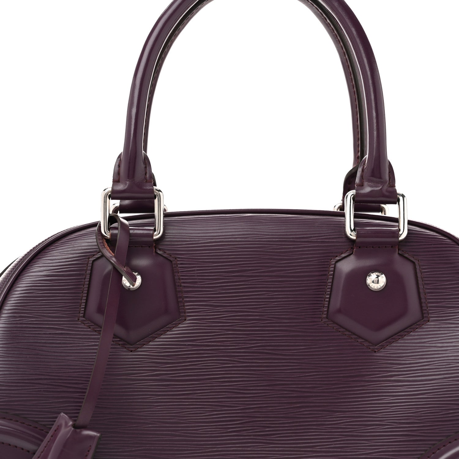 Louis Vuitton Epi Bowling Montaigne PM Cassis 7 of 13