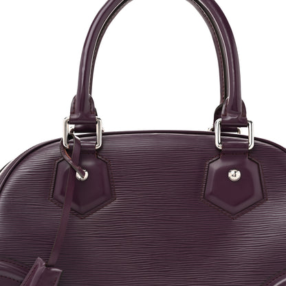 Louis Vuitton Epi Bowling Montaigne PM Cassis 7 of 13