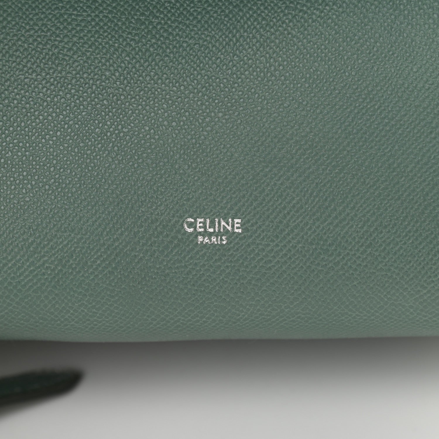 Celine Grained Calfskin Micro Belt Bag Celadon 6 of 11