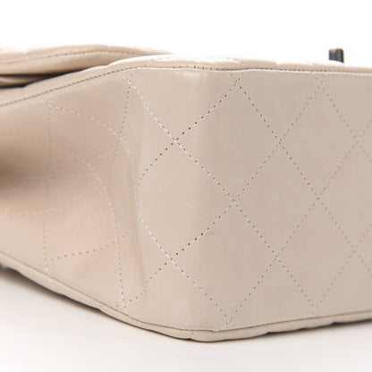 Chanel Lambskin Quilted Jumbo Double Flap Light Beige 8 of 11