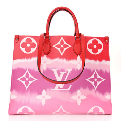 Louis Vuitton Monogram Escale Onthego GM Rouge 1 of 9