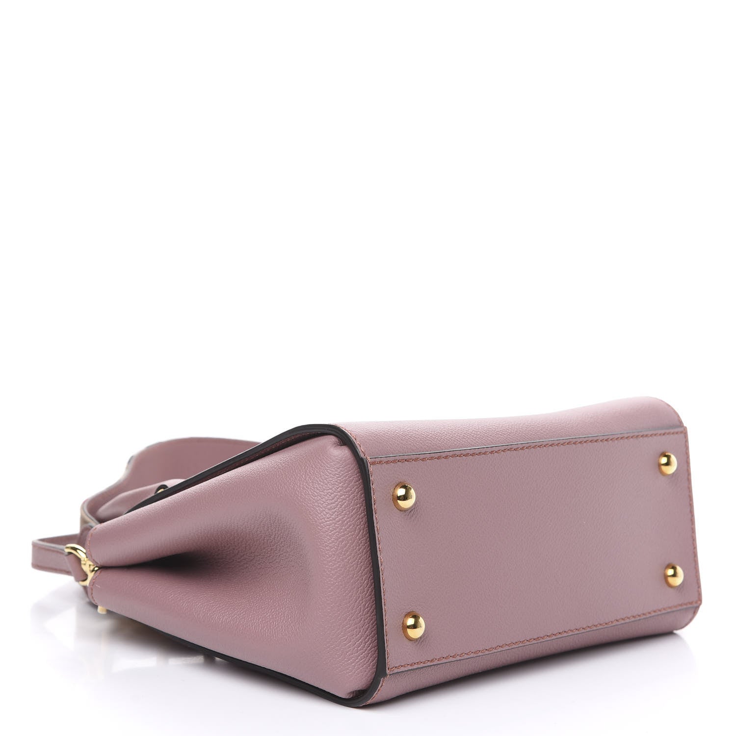 Burberry Soft Grain Calfskin Small Buckle Tote Dusty Pink 3 of 10