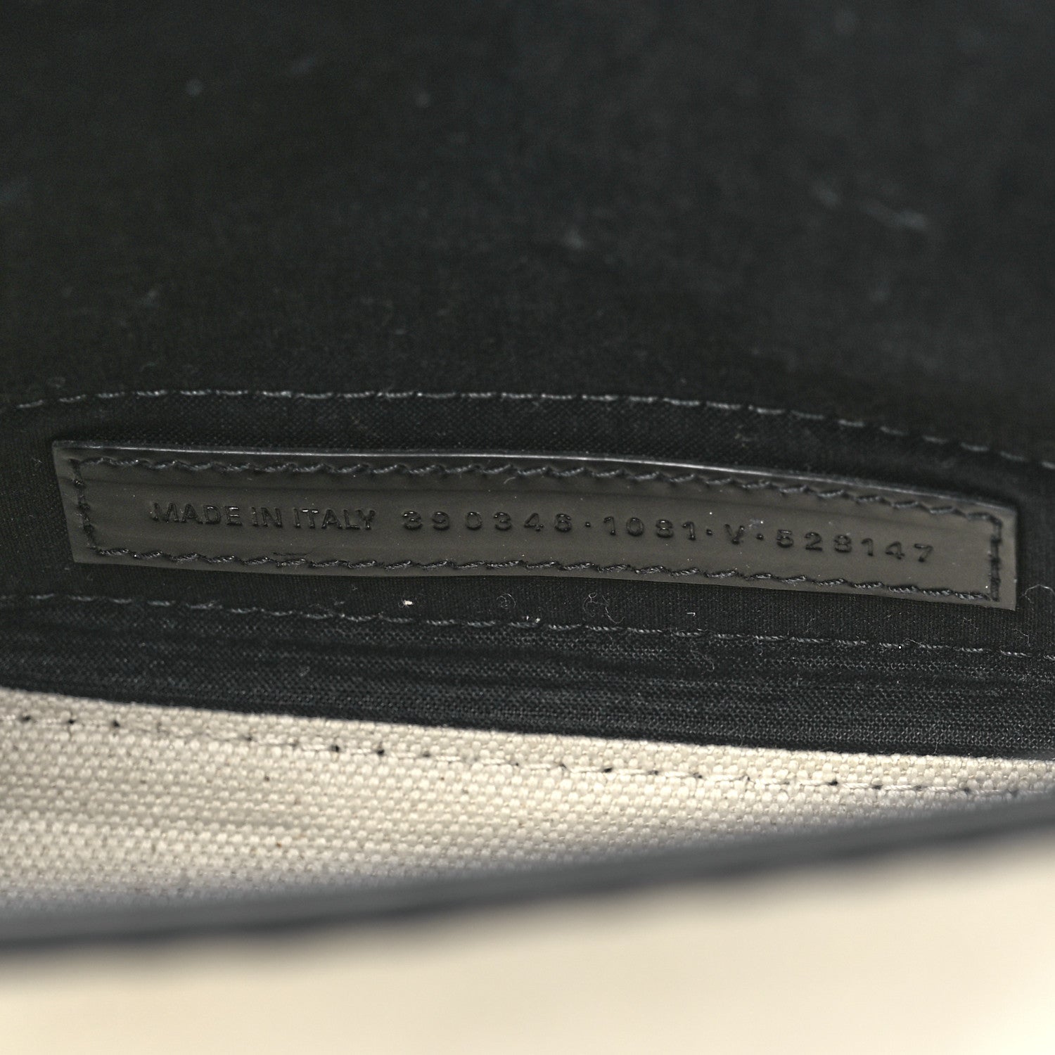 Balenciaga Cotton Canvas Calfskin Navy Cabas XS Natural Black 8 of 12