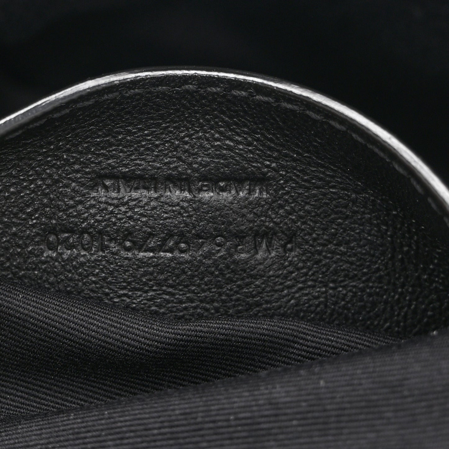 Grain de Poudre Quilted 80's Vanity Bag Black