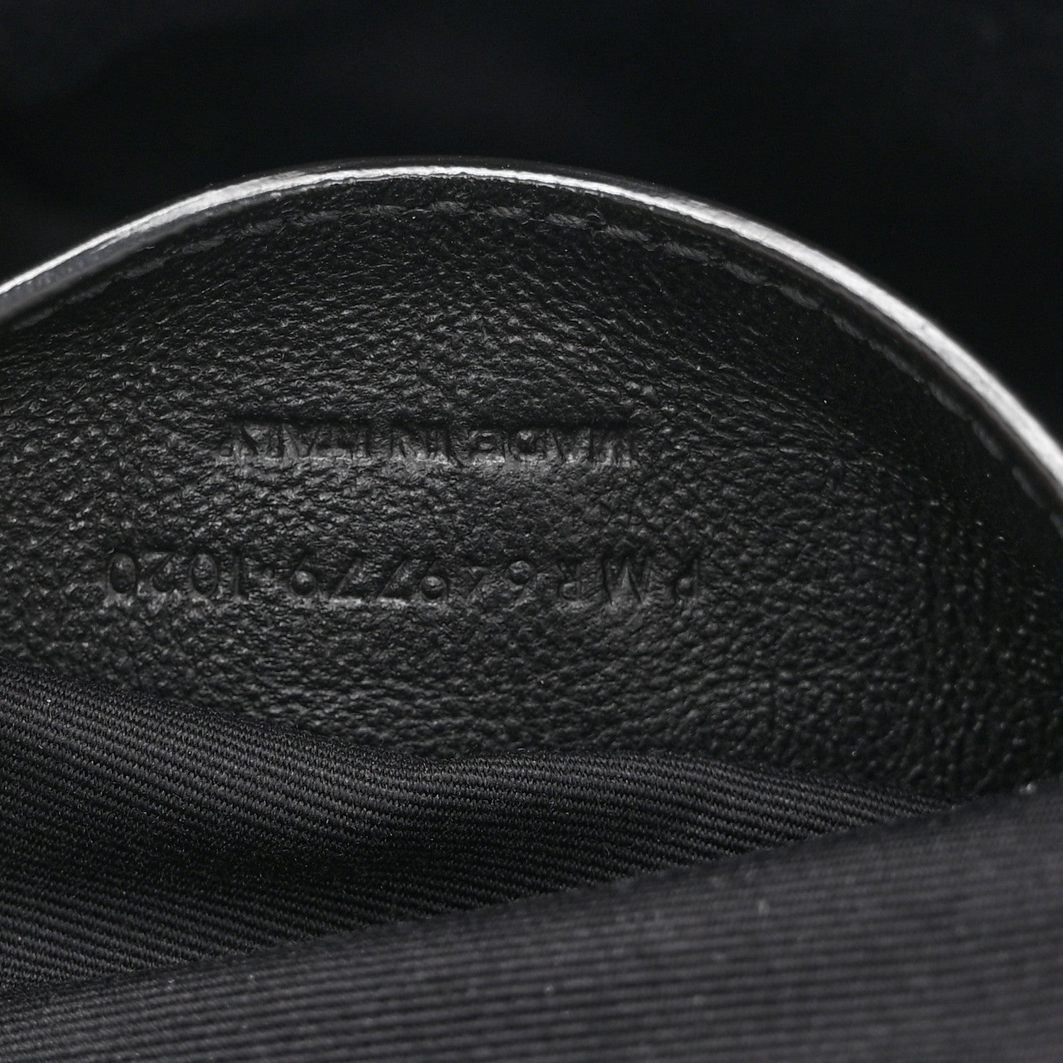 Saint Laurent Grain de Poudre Quilted 80's Vanity Bag Black 7 of 10