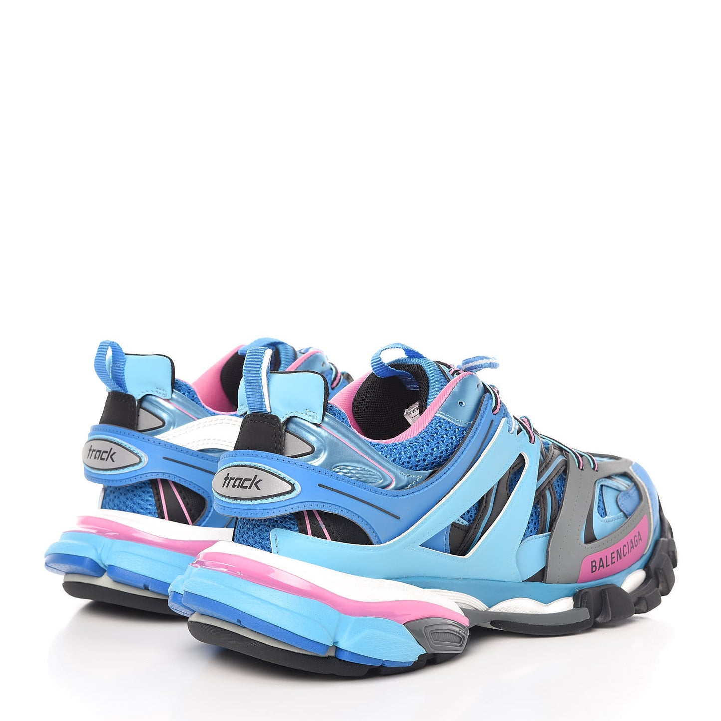 Mesh Nylon Womens Track Sneakers 41 Blue Black