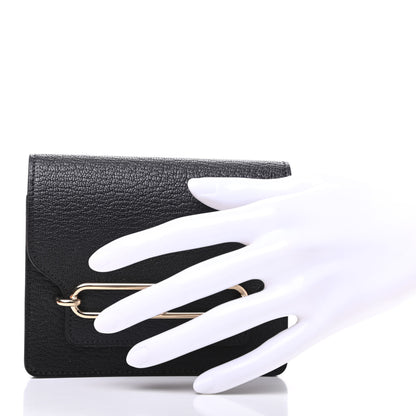 Hermes Chevre Mysore Roulis Slim Wallet Black 2 of 10