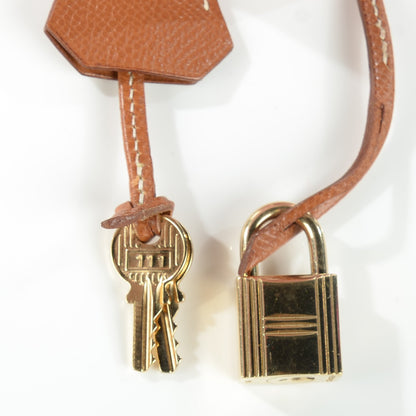 Hermes Courchevel Kelly Retourne 32 Gold 8 of 16