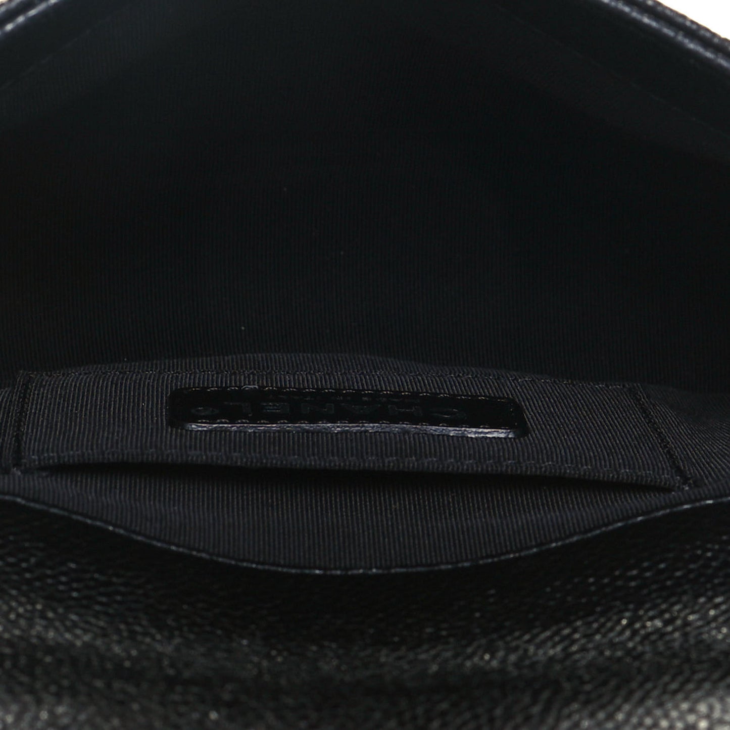 Caviar Quilted Incognito Mini Square Flap Black