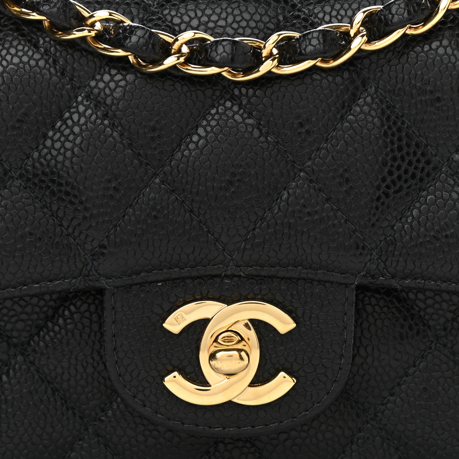 Chanel Caviar Quilted Small Double Flap Black 8 of 14