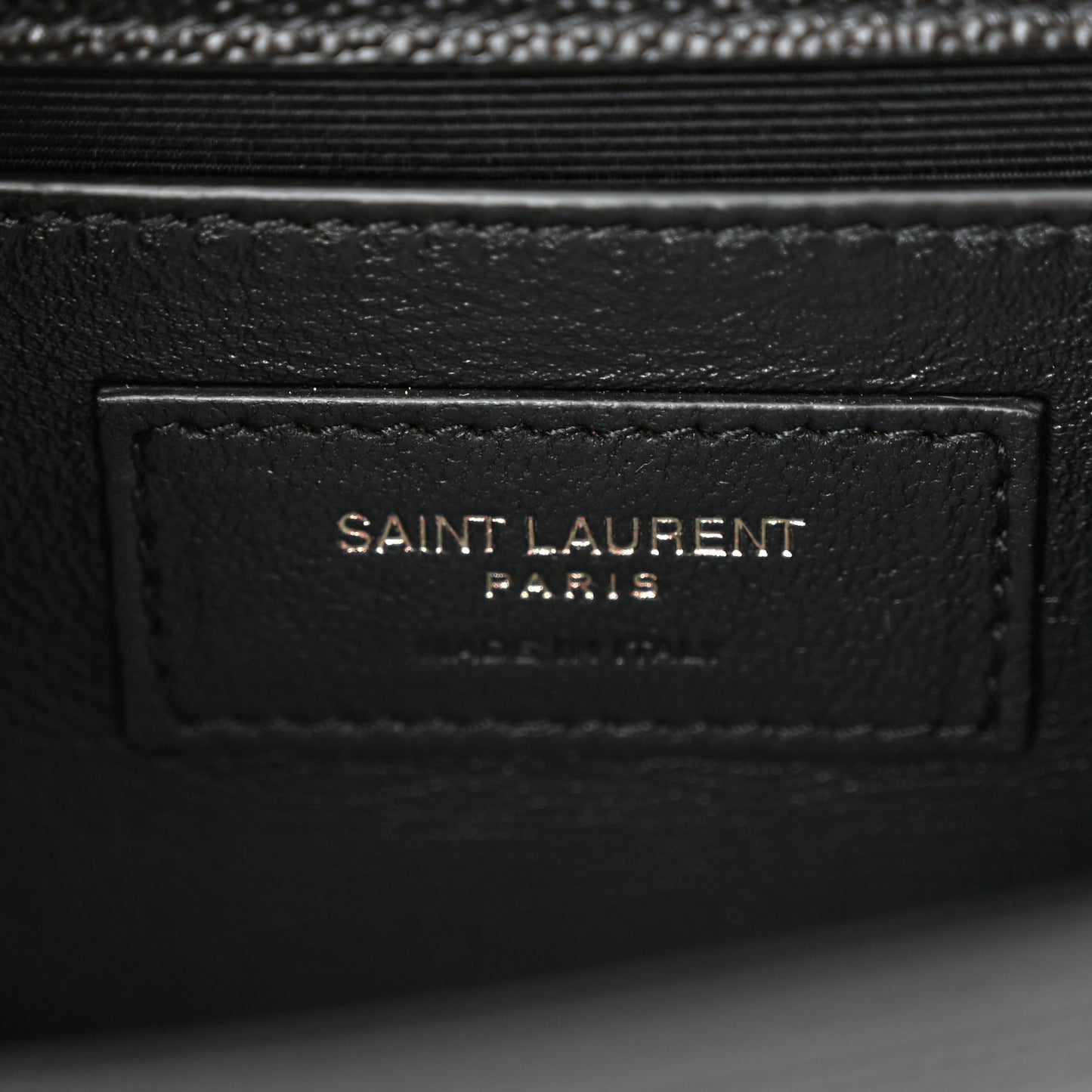 Grain De Poudre Small Monogram Monochrome Kate Satchel Black