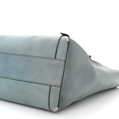 Chloe Smooth Calfskin Medium Milo Shopping Tote Cloudy Blue 10 of 11