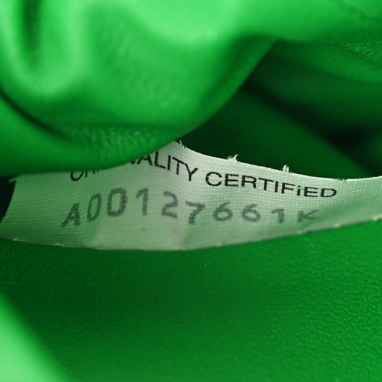 Metallic Nappa Intrecciato The Mini Pouch Parakeet