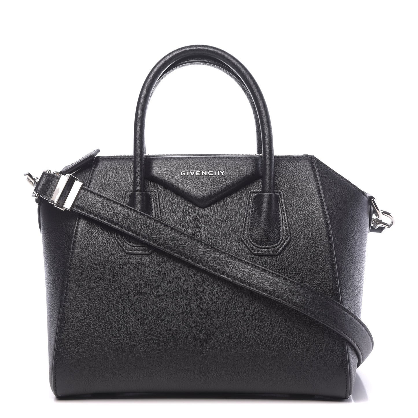 Sugar Goatskin Small Antigona Black
