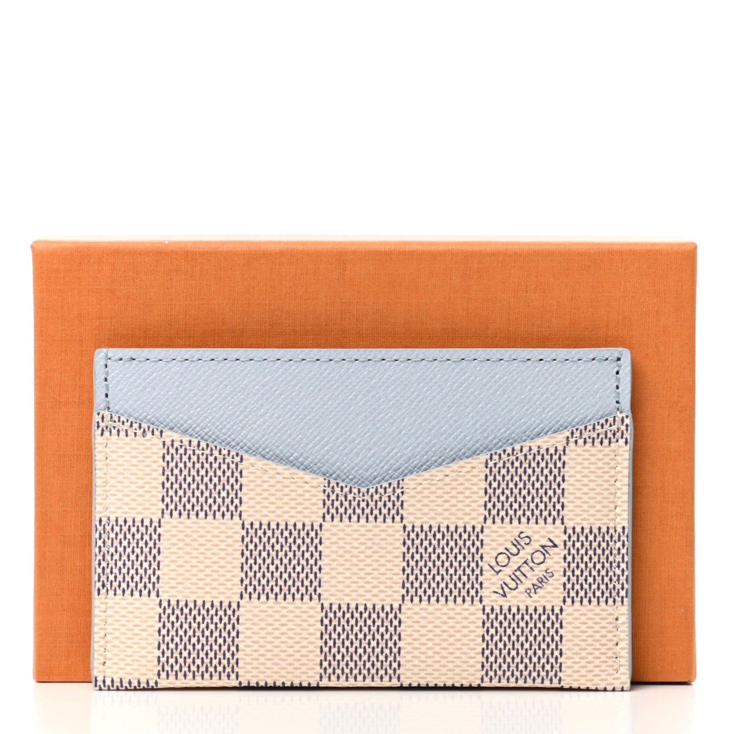 Louis Vuitton Damier Azur Daily Card Holder Olympe Blue 7 of 7
