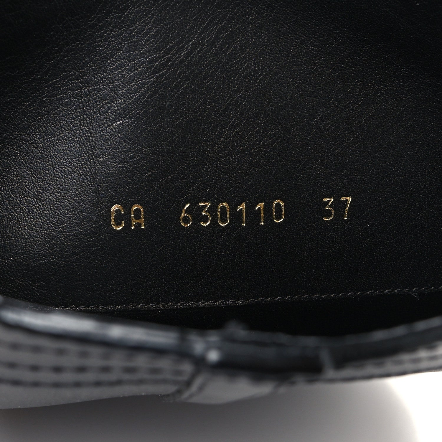 Saint Laurent Calfskin Kate 60 Western Knee High Boots 37 Black 6 of 7