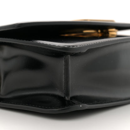 Valentino Garavani Shiny Calfskin Vlogo Small Shoulder Bag Black 8 of 9