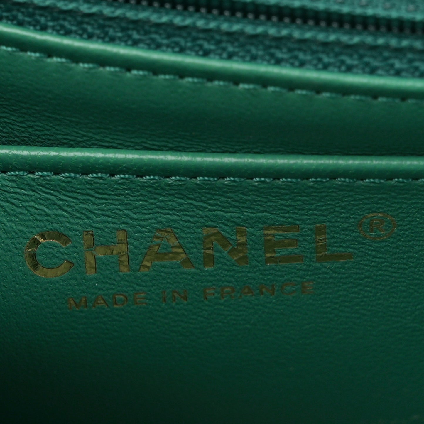 Aged Calfskin Quilted 2.55 Reissue Mini Flap Green