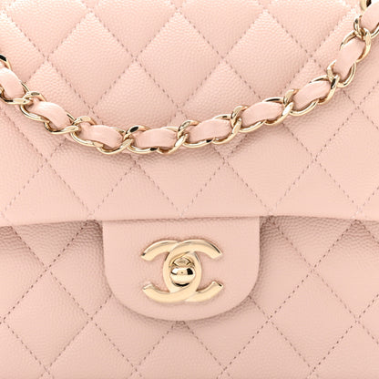Chanel Caviar Quilted Small Double Flap Light Pink 7 of 10