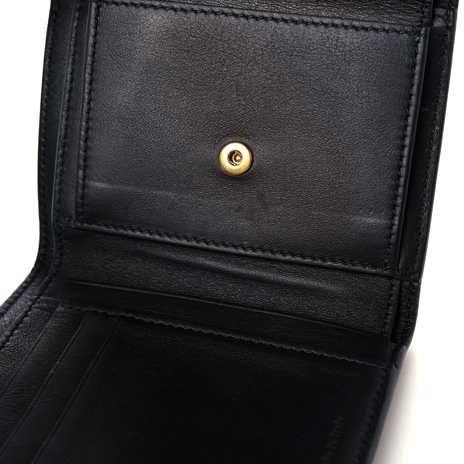 Celine Smooth Calfskin Pocket Card Holder Army Green 11 of 13