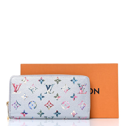 Louis Vuitton Metallic Monogram LV Garden Zippy Wallet Silver 7 of 7
