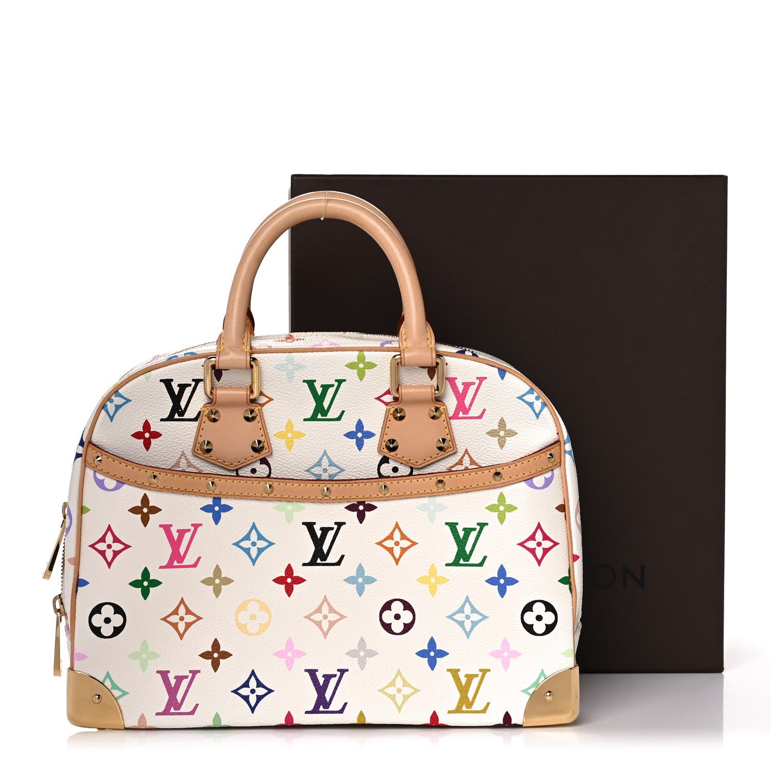 Louis Vuitton Monogram Multicolor Trouville White 9 of 9