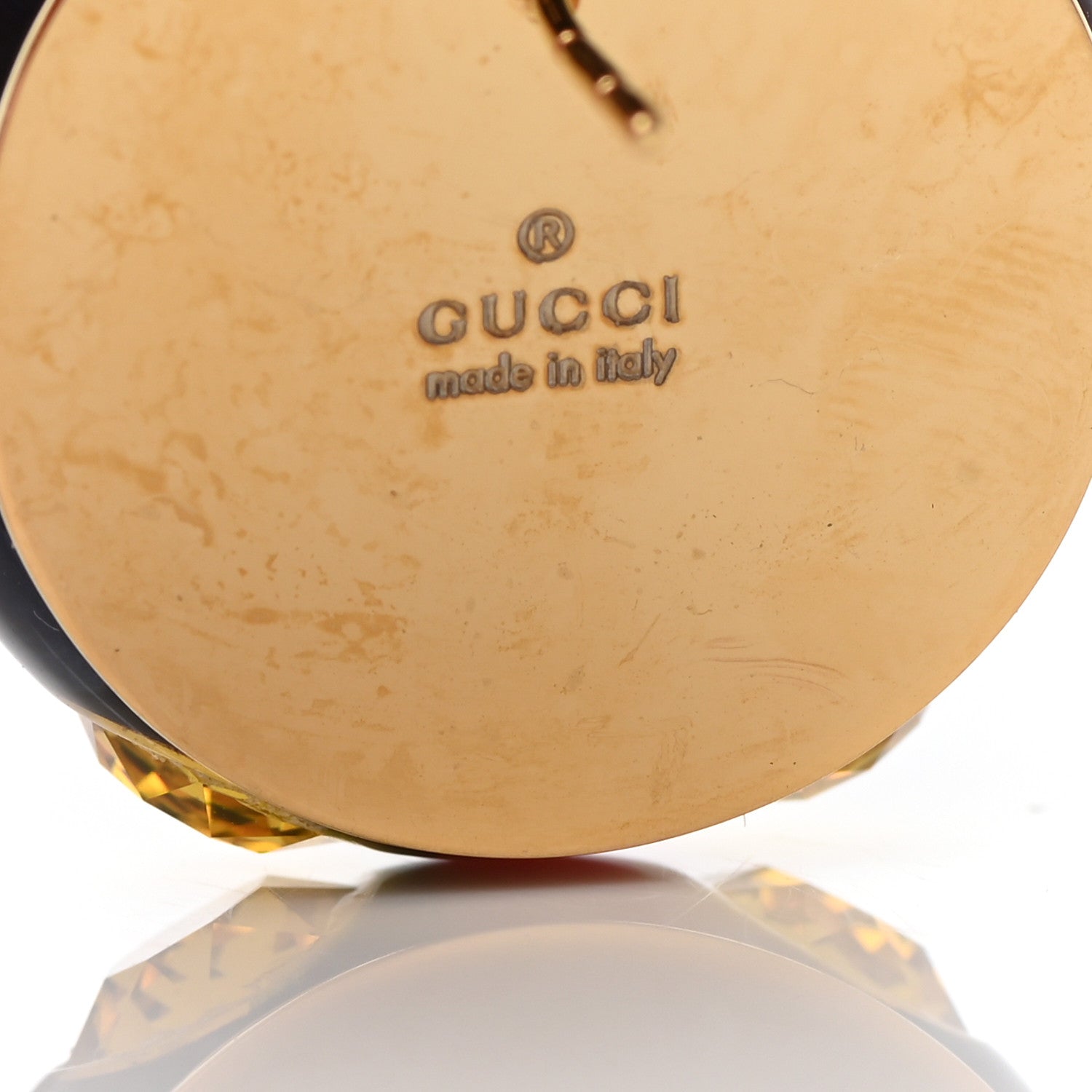 Gucci Resin Strass Vintage Web Stud Earrings Blue Red 4 of 4