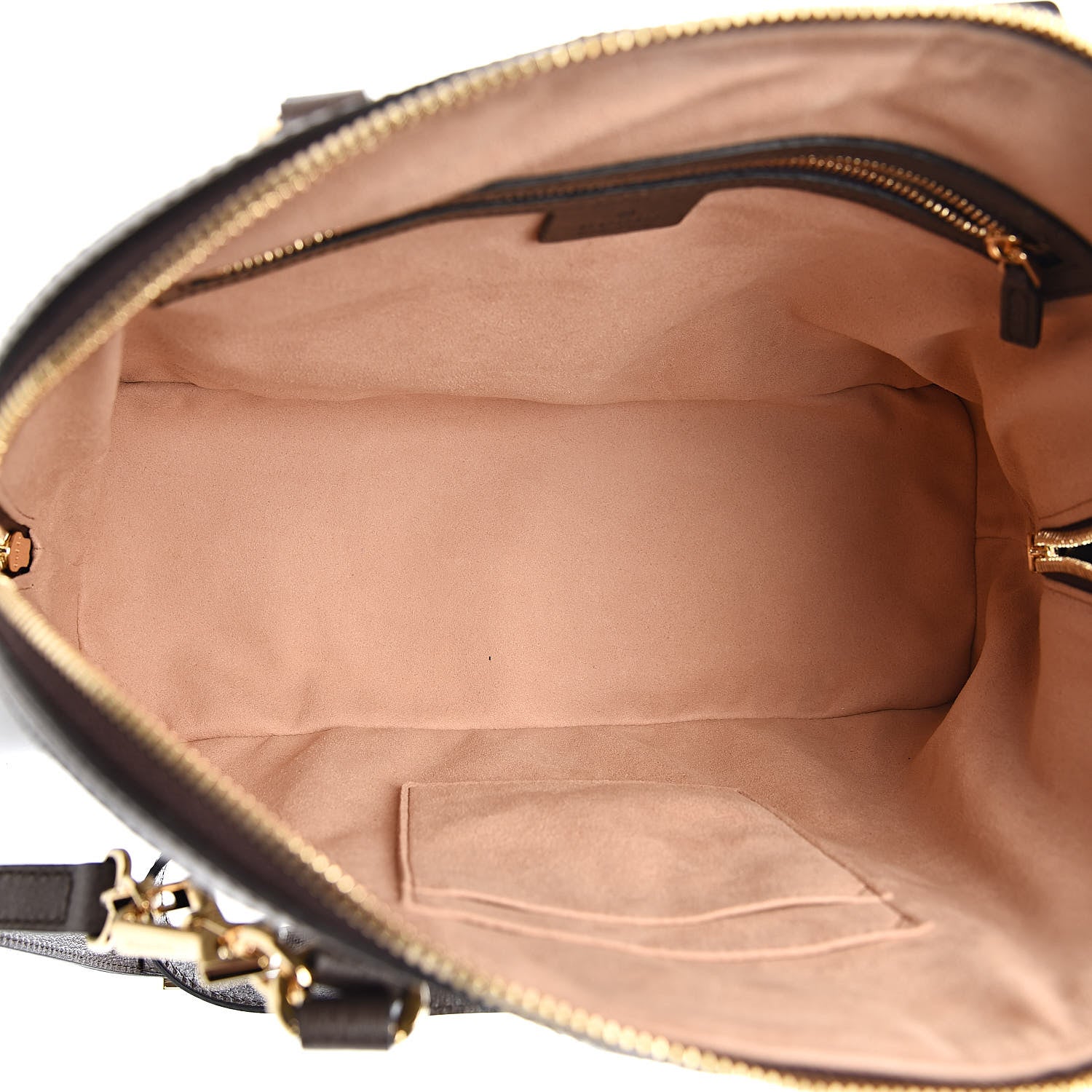 Gucci GG Supreme Monogram Web Medium Ophidia Top Handle Dome Bag Brown 5 of 10