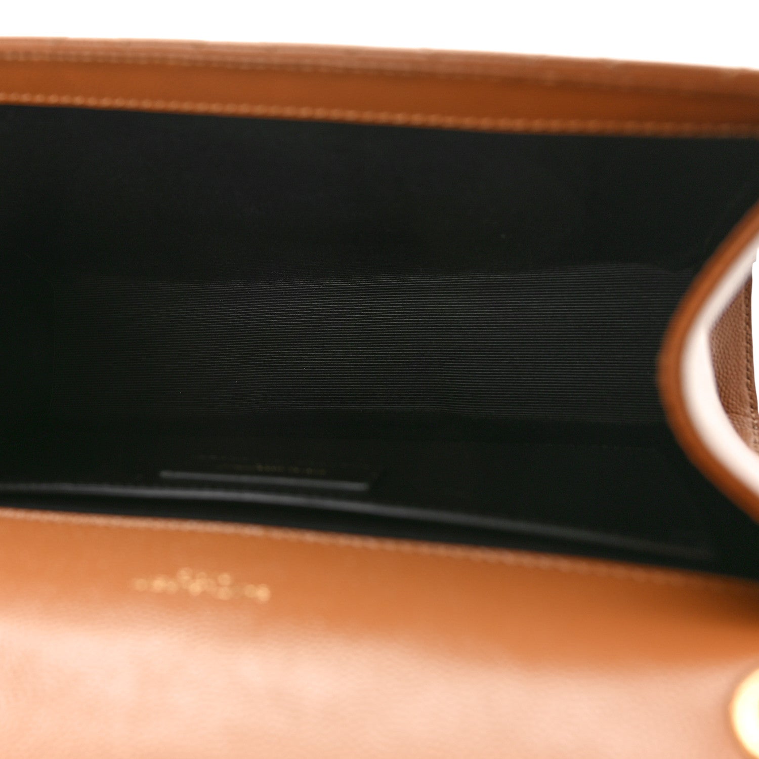 Saint Laurent Grain De Poudre Textured Mixed Matelasse Medium Triquilt Monogram Satchel Dark Latte 5 of 10