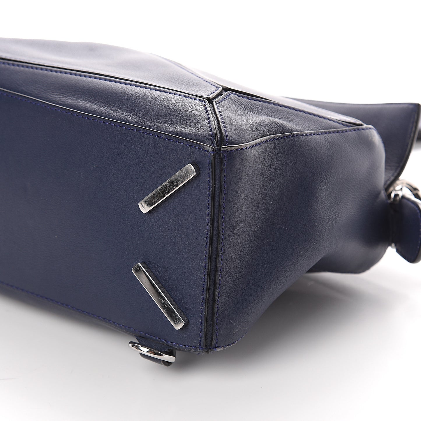 Calfskin Small Puzzle Bag Navy