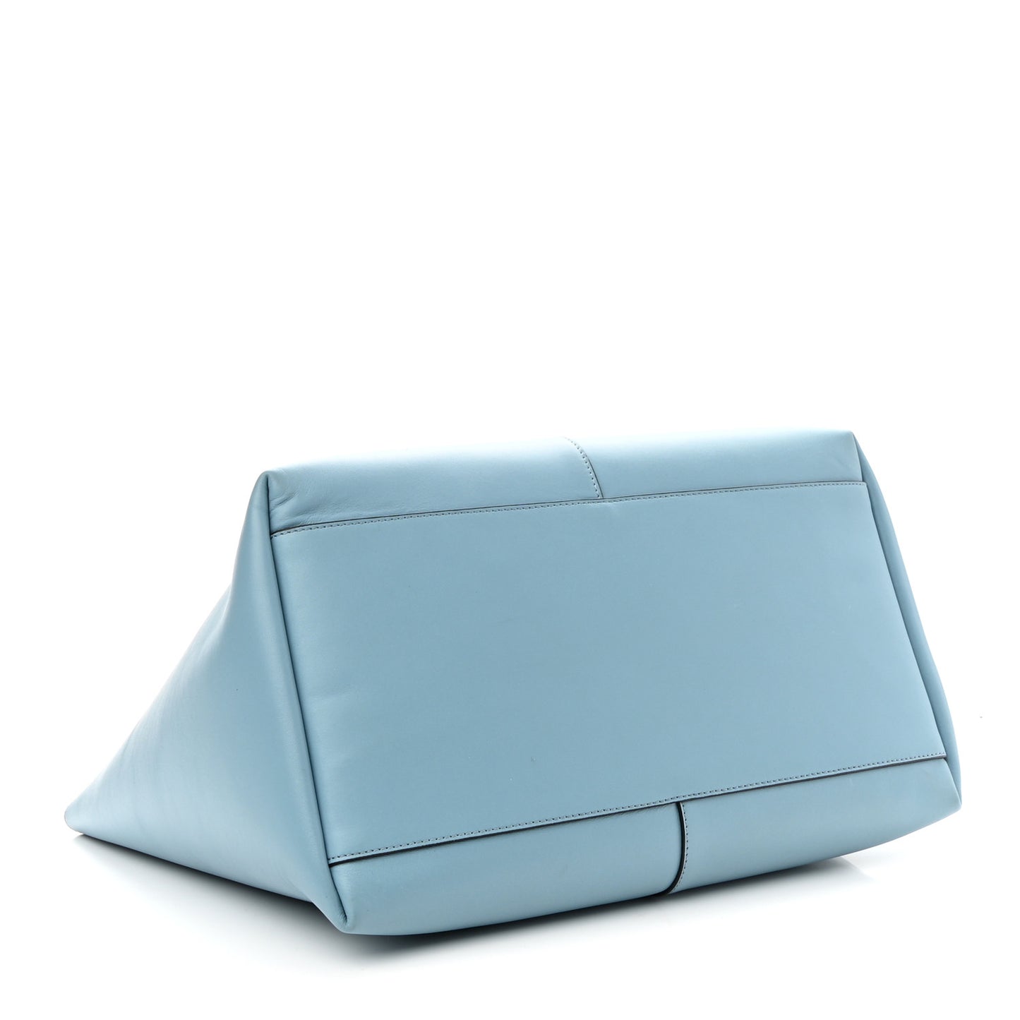 Calfskin Palazzo Tote Light Blue