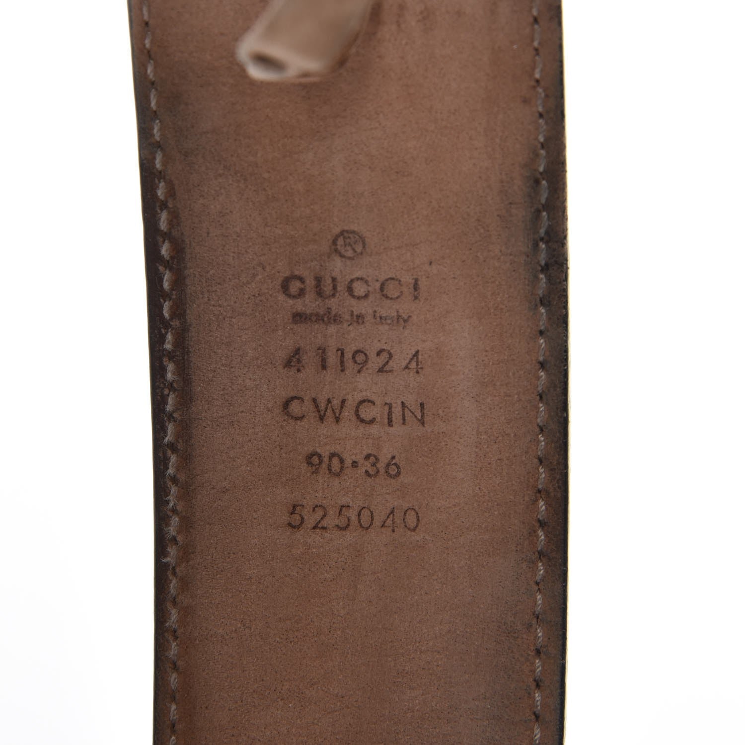 Gucci Guccissima Signature Interlocking G 40mm Belt 90 36 Black 4 of 7