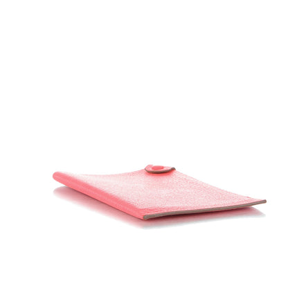 Hermes Chevre Mysore Tarmac PM Passport Holder Rose Lipstick 4 of 8