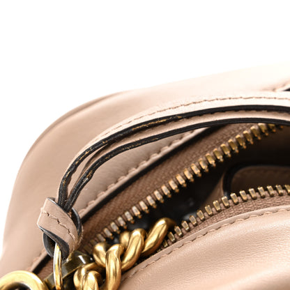Gucci Calfskin Matelasse Small GG Marmont Chain Shoulder Bag Porcelain Rose 14 of 14