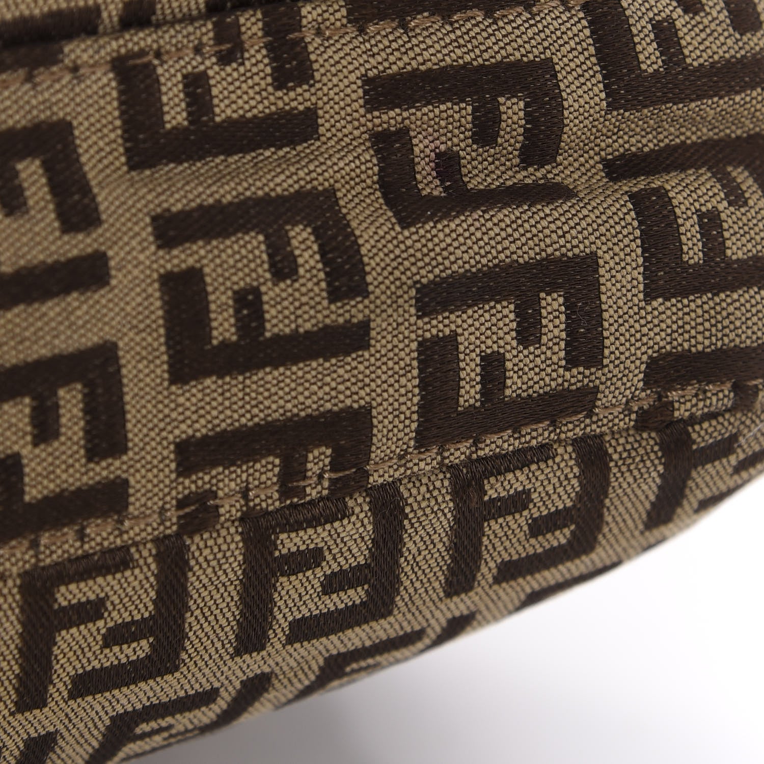 Fendi Zucchino Baguette Dark Brown 10 of 12