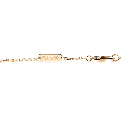 Van Cleef & Arpels 18K Yellow Gold Black Onyx Vintage Alhambra Pendant Necklace 3 of 5