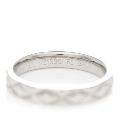 Chanel Platinum Mini Coco Crush Ring 54 7 5 of 6