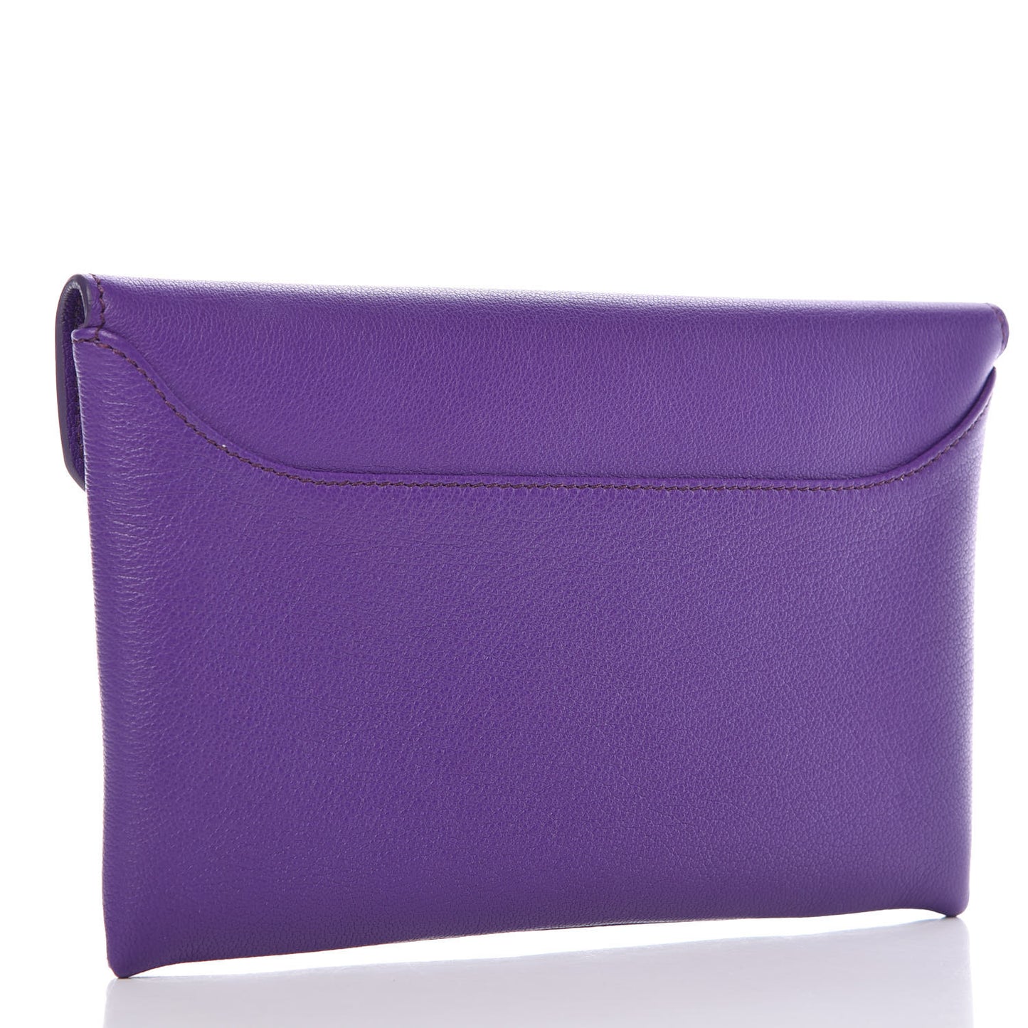 Sugar Goatskin Small Antigona Envelope Clutch Purple