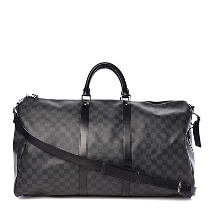 Louis Vuitton Damier Graphite Keepall Bandouliere 55 2 of 11
