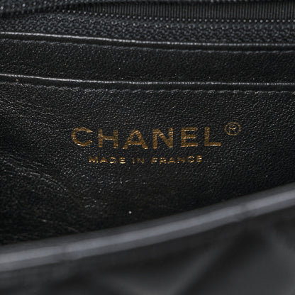 Chanel Lambskin Quilted Mini Rectangular Flap Black 6 of 19