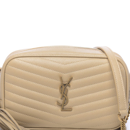 Saint Laurent Grain De Poudre Matelasse Monogram Mini Lou Camera Bag New Powder 10 of 10