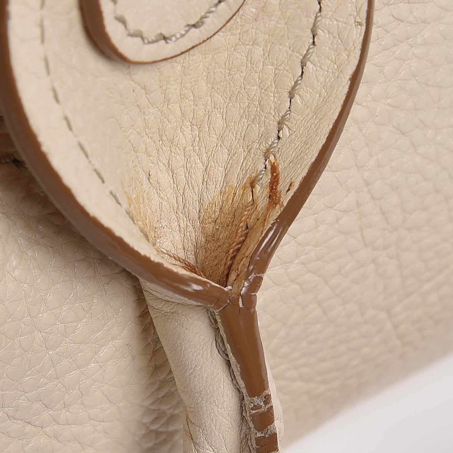 Calfskin Medium Paddington Satchel Beige