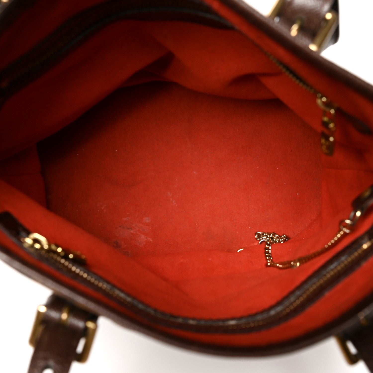 Louis Vuitton Damier Ebene Marais Bucket 23 5 of 10