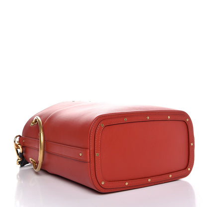 Chloe Smooth Calfskin Medium Roy Bucket Bag Earthy Red 5 of 9