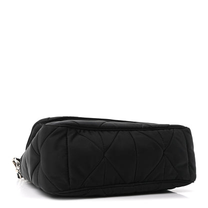 Prada Re-Nylon Quilted Padded Flap Shoulder Bag Black 4 of 10