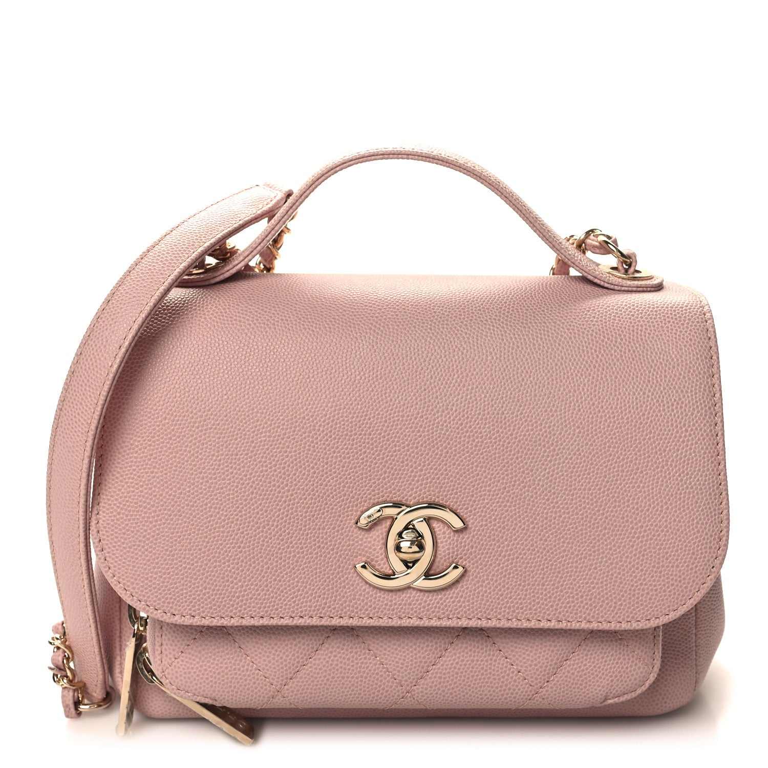 Chanel Caviar Quilted Small Business Affinity Flap Light Pink 1 of 10