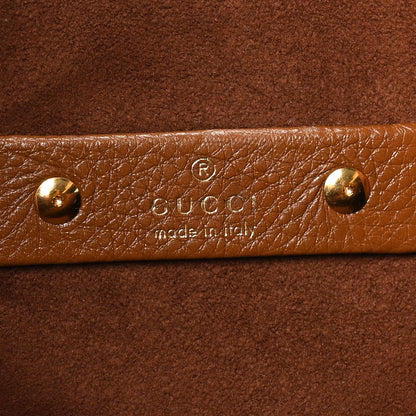Gucci Grained Calfskin Softbit Maxi Shoulder Bag Brown 7 of 10