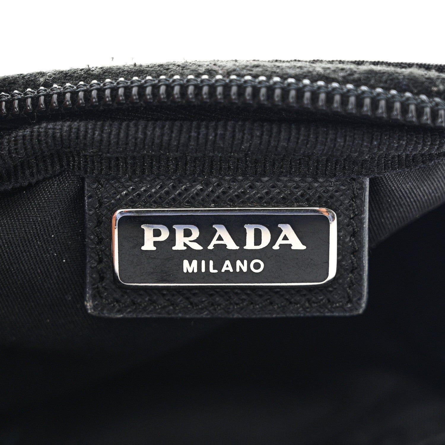Prada Tessuto Nylon Cosmetic Pouch Black 6 of 10