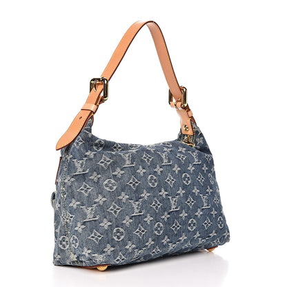 Louis Vuitton Monogram Denim Baggy PM Blue 3 of 13