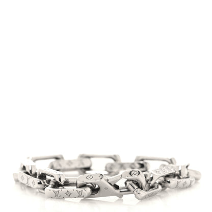 Louis Vuitton Monogram Chain Bracelet L Silver 3 of 3